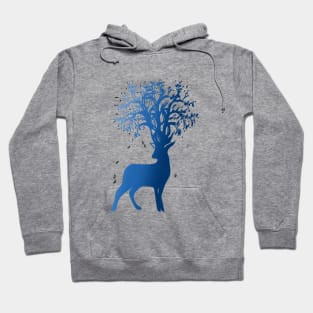 Blue Deer Hoodie